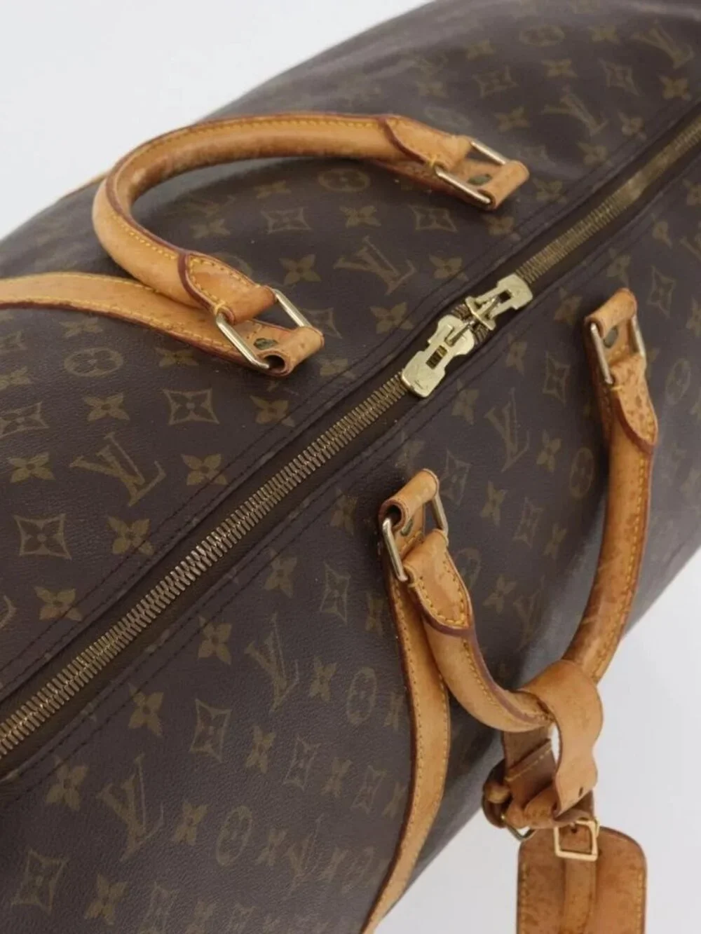LOUIS VUITTON Monogram Keepall 60 Boston Bag M41422 LV Auth ka2464